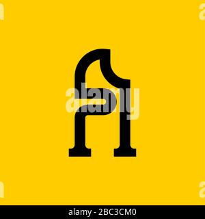 Une ancienne police russe. Alphabet folklorique national Russie. Panneau ABC rétro. Illustration vectorielle Illustration de Vecteur