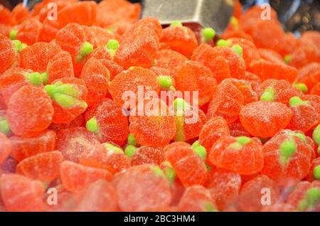 vues rapprochantes des bonbons artisanaux Banque D'Images