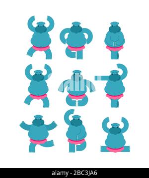 Ensemble Hippo ballerina. Hippopotamus Ballet. Vache de mer en danse tutu de ballet. Illustration vectorielle Illustration de Vecteur