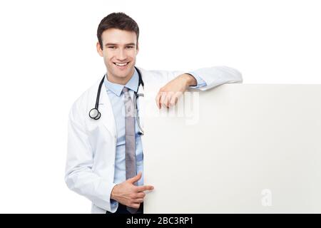 Young male doctor with stethoscope Banque D'Images