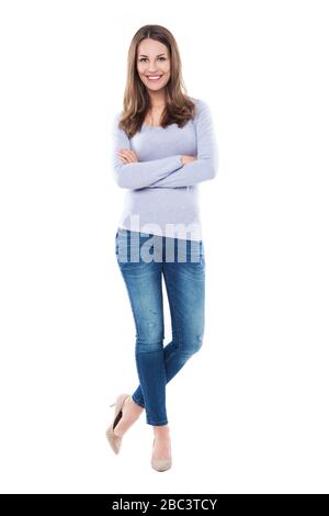 Attractive Woman standing Banque D'Images