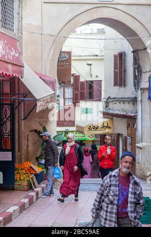 Tanger, Maroc la Médina Banque D'Images