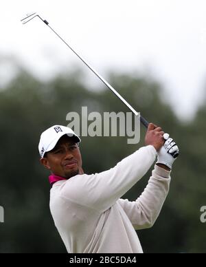 Les Tiger Woods des États-Unis sont teés du 4ème Banque D'Images