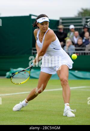 Shuai Peng en Chine contre Maria Kirilenko en Russie Banque D'Images