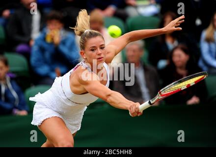 Camila Giorgi en Italie contre Agnieszka Radwanska en Pologne Banque D'Images