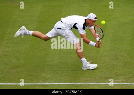 Lleyton Hewitt en Australie contre JO-Wilfried Tsonga en France Banque D'Images