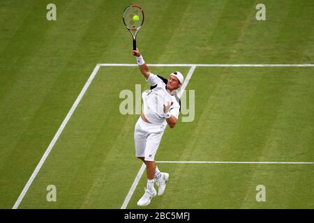 Lleyton Hewitt en Australie contre JO-Wilfried Tsonga en France Banque D'Images