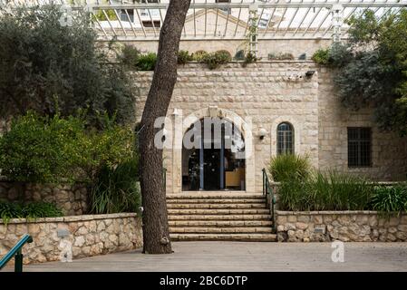 À Ticho House à Jérusalem, Israël Banque D'Images