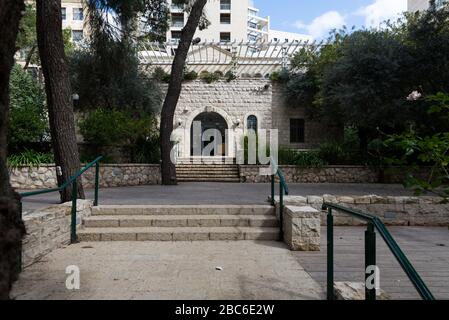 À Ticho House à Jérusalem, Israël Banque D'Images