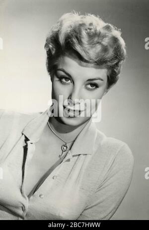 Actrice américaine Adelle Août, années 1950 Banque D'Images