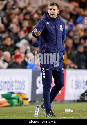 Manager de Middlesbrough, Jonathan Woodgate - Middlesbrough / Stoke City, Sky Bet Championship, Riverside Stadium, Middlesbrough, Royaume-Uni - 20 décembre 2019 usage éditorial seulement - les restrictions de DataCo s'appliquent Banque D'Images