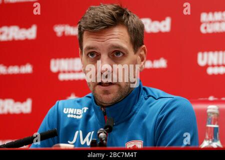 Manager de Middlesbrough, Jonathan Woodgate - Middlesbrough / Stoke City, Sky Bet Championship, Riverside Stadium, Middlesbrough, Royaume-Uni - 20 décembre 2019 usage éditorial seulement - les restrictions de DataCo s'appliquent Banque D'Images