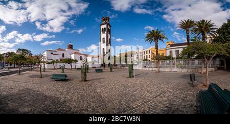 Vue panoramique sur l'Église de l'Immaculée conception, Iglesia-Parroquia Matriz de Nuestra Señora de la Concepción Banque D'Images