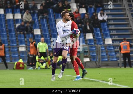 bartlomiej dragowski (fiorentina) pendant la saison de football de la Serie italienne 2019/20, série italienne UN match de football en italie, Italie, 01 janvier 2020 Banque D'Images