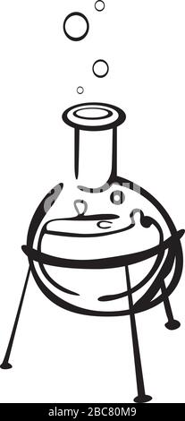 tube à essai Illustration de Vecteur