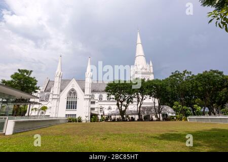 La Cathédrale Saint André, Singapour Banque D'Images