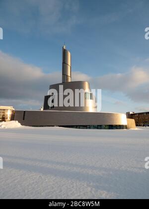 La cathédrale Northern Lights, également connue sous le nom d'église Alta, est une église paroissiale de l'Église de Norvège dans la municipalité d'Alta et a été construite de 2011 à 2011 Banque D'Images