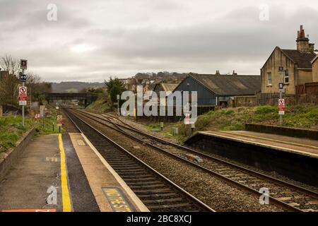 Gare d'Oldfield Park, baignoire Banque D'Images