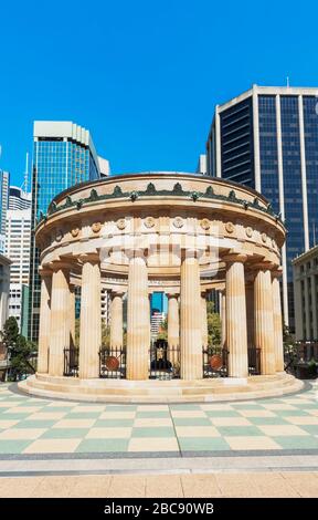 Le culte du souvenir, Anzac Square, Brisbane, Queensland, Australie Banque D'Images