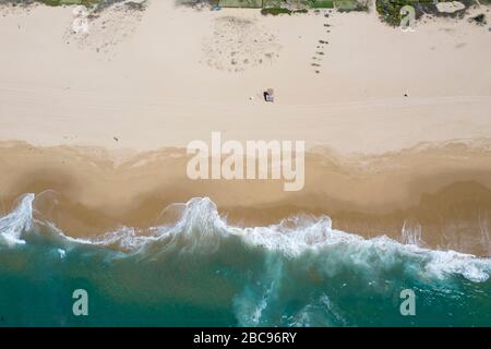 Vue sur California Beach Banque D'Images
