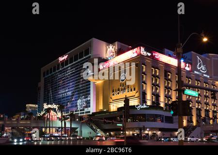 Las Vegas continue d'être la destination de la fête pour les jeux d'argent, les achats et les divertissements, pour les États-Unis. Banque D'Images