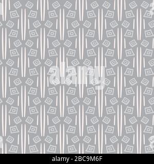 motif vectoriel abstrait gris géométrique sans couture Illustration de Vecteur