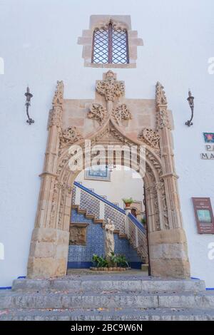 Palais Maricel, Sitges, Costa Dorada, Catalogne, Espagne Banque D'Images