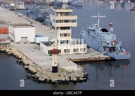 Port de Varna, province homonyme, Bulgarie Banque D'Images