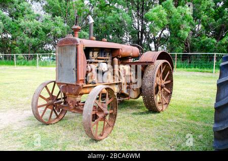 Tracteur historique de Minneapolis-Moline Twin City. Banque D'Images