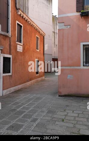 Arrière-cour de Venise Banque D'Images