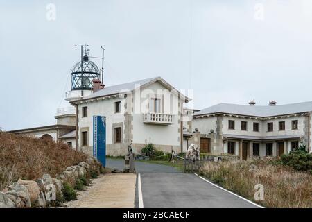 Espagne, côte nord, Galice, Punta de Estaca de Bares, point le plus au nord de la péninsule ibérique Banque D'Images