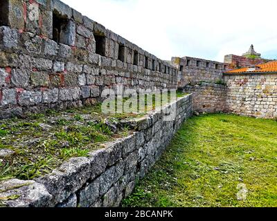 Anciens murs de la forteresse de Kaleto, Bulgarie Banque D'Images