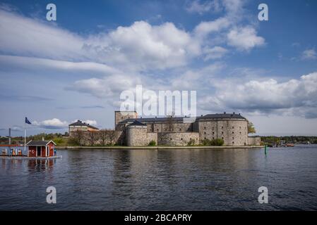 Suède, archipel de Stockholm, Vaxholm, forteresse de Vaxholm, construite en 1544 Banque D'Images