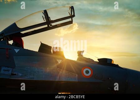 Indian Air Force Sukhoi-30MKI avion-cockpit militaire Banque D'Images