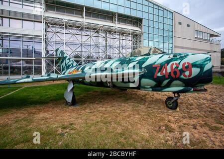 Mikyan-Gurevich MIG-17 (1952).The Museum of Flight.Seattle.USA Banque D'Images