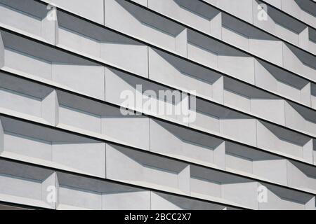 façade de bâtiment abstraite, modèle architectural - Banque D'Images