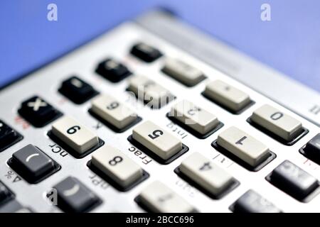 calculatrice scientifique , concept conceptuel et scientifique,dof peu profond Banque D'Images