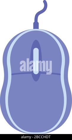 Souris d'ordinateur sur fond blanc vector illustration design Illustration de Vecteur