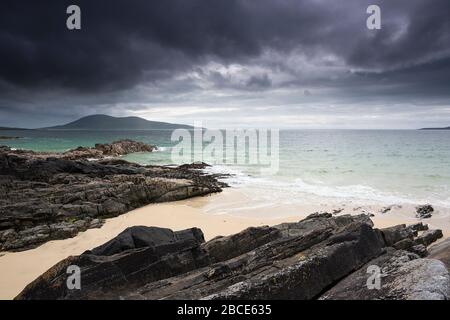 Ceapabhal de Borve, île de Harris, Écosse, Royaume-Uni Banque D'Images