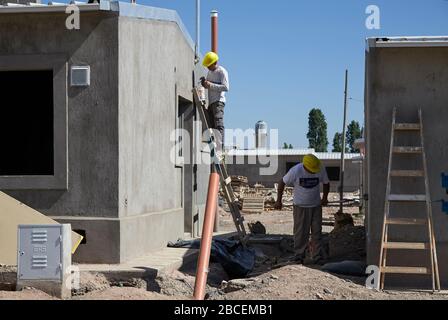 MENDOZA, ARGENTINE, 23 décembre 2019. Lieu de vie, maison familiale flambant neuve, Las Heras. Foto: Axel Lloret / www.allofotografia.com Banque D'Images