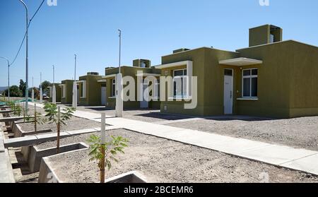 MENDOZA, ARGENTINE, 23 décembre 2019. Lieu de vie, maison familiale flambant neuve, Las Heras. Foto: Axel Lloret / www.allofotografia.com Banque D'Images