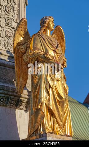 Monument de l'Assomption de la Sainte Vierge Marie à Zagreb Banque D'Images