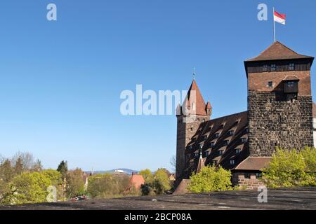 Imperial Stables, Château de Nuremberg, Allemagne Banque D'Images