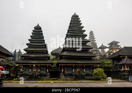 Temple Pura Besakih, le plus grand temple de Bali, Indonésie Banque D'Images