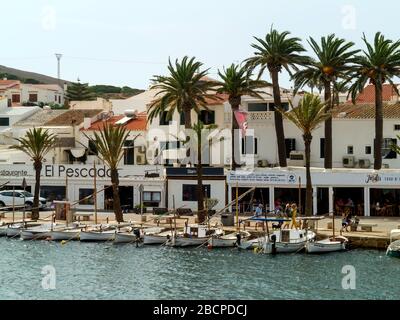 Port de Fornells,Minorque,Iles Baléares,Espagne,Europe Banque D'Images