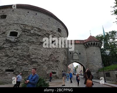 Photos de rue de Tallinn, Estonie. Banque D'Images