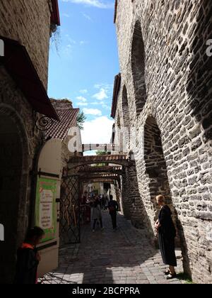 Photos de rue de Tallinn, Estonie. Banque D'Images