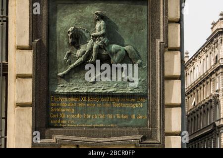 Hongrie, Budapest - Váci utca (rue) est l'une des principales artères piétonnes et peut-être la plus célèbre rue du centre de Budapest Banque D'Images