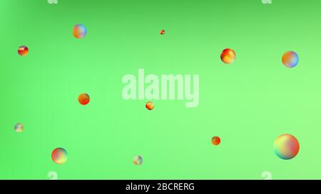 Fantaisie de l'espace. Texture d'arrière-plan, texture. Texture d'illustration colorée créative. Vert. Arrière-plan sur le thème des Super planètes. Coloré b Illustration de Vecteur