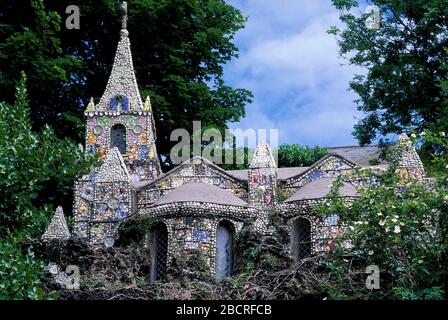 Lex Vauxbels, Little chappel, Guernesey, Îles Anglo-Normandes, Royaume-Uni, Europe Banque D'Images